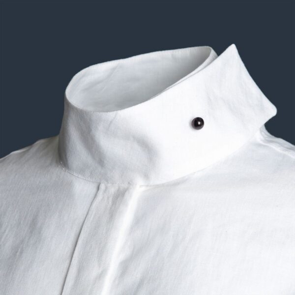 irish linen shirt sheena white