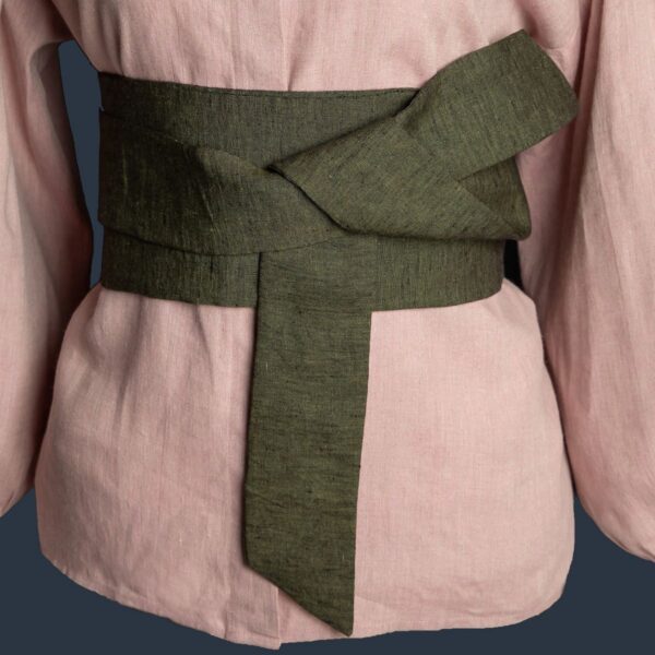 Women's Linen Belt - Hand Made in Ireland - 100% Linen