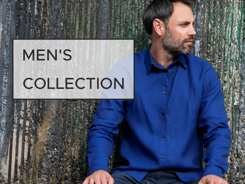 mens fashion linen shirts - made in ireland